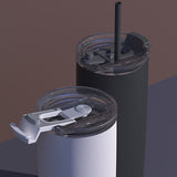 ספל תרמי עם קש ומכסה טריטן